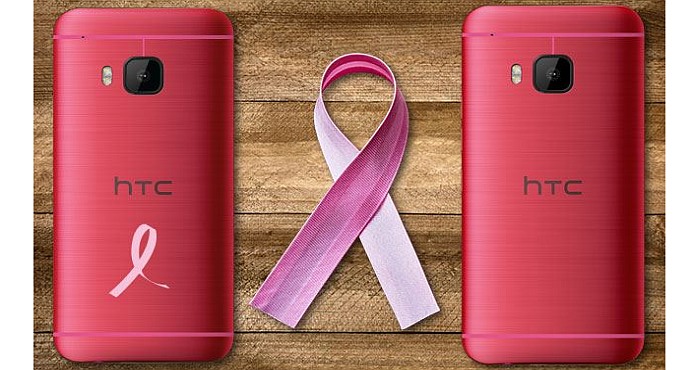 Pink HTC One M9 Rolls Out Stateside To Help Raise Awareness for Breast Cancer